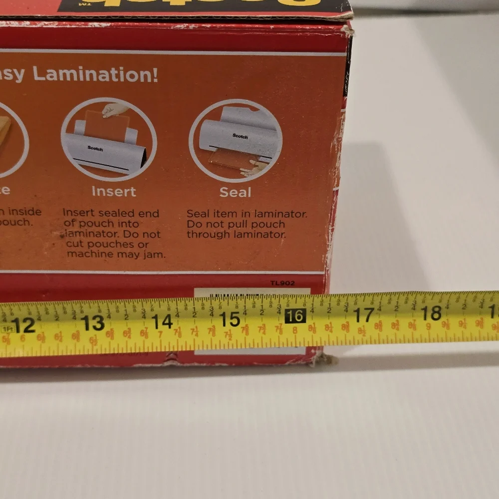 Scotch Thermal Laminator TL902 Compact Easy to Use for Home Office Classroom